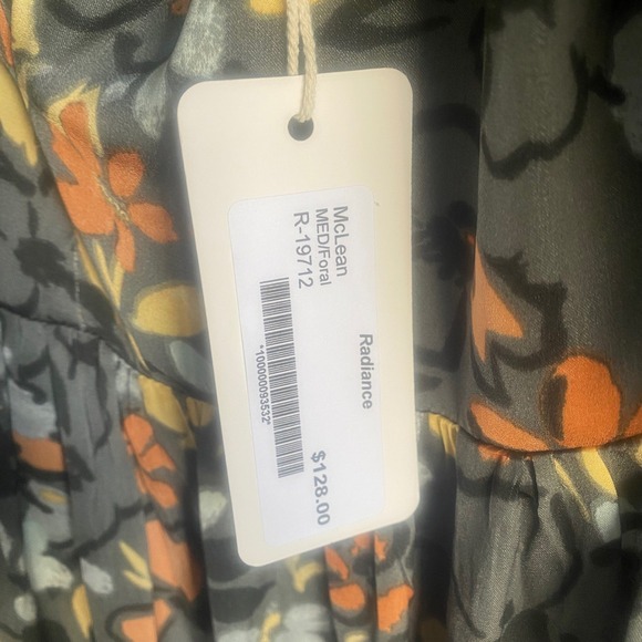 Grade & Gather Tie Bow Floral McLean Maxi Dress Size Medium NWT - Picture 6 of 9